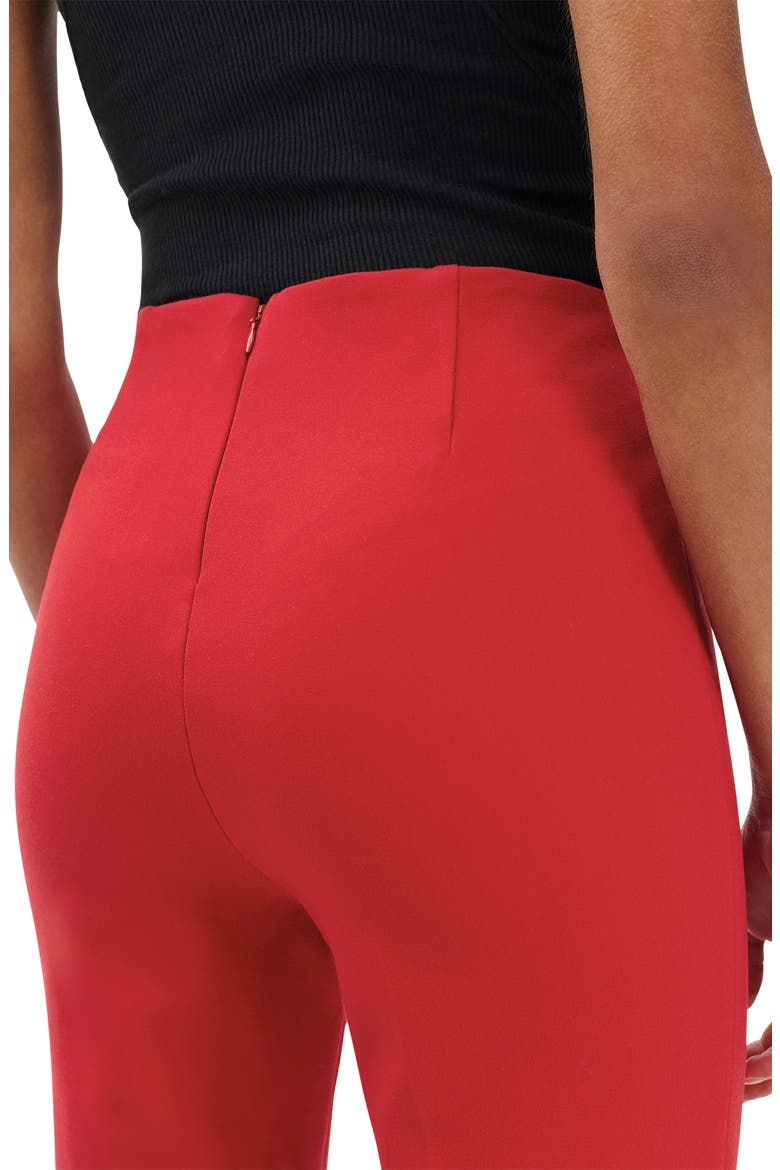Irina Ponte Kick Flare Pants, Alternate, color, DARK CHERRY