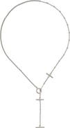 Lady Grey Triplet Toggle Y-Necklace