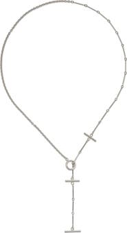 Lady Grey Triplet Toggle Y-Necklace