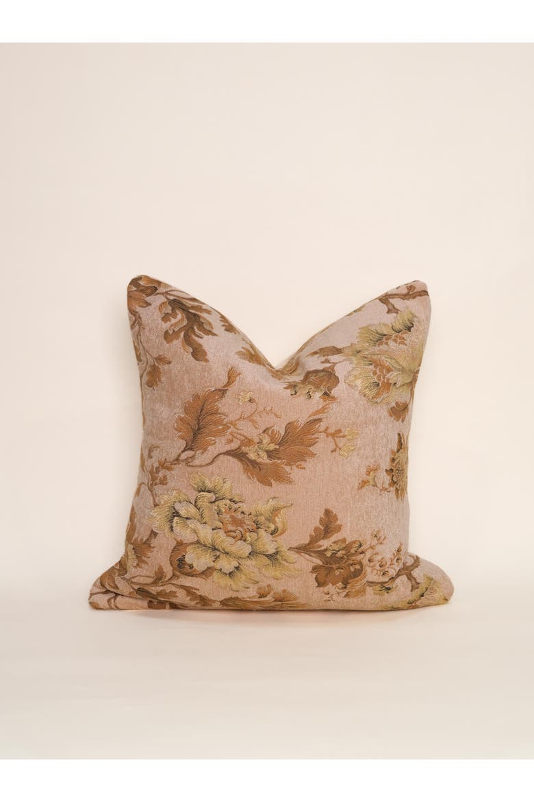 Benice Tapestry Pillow, Main, color, Beige