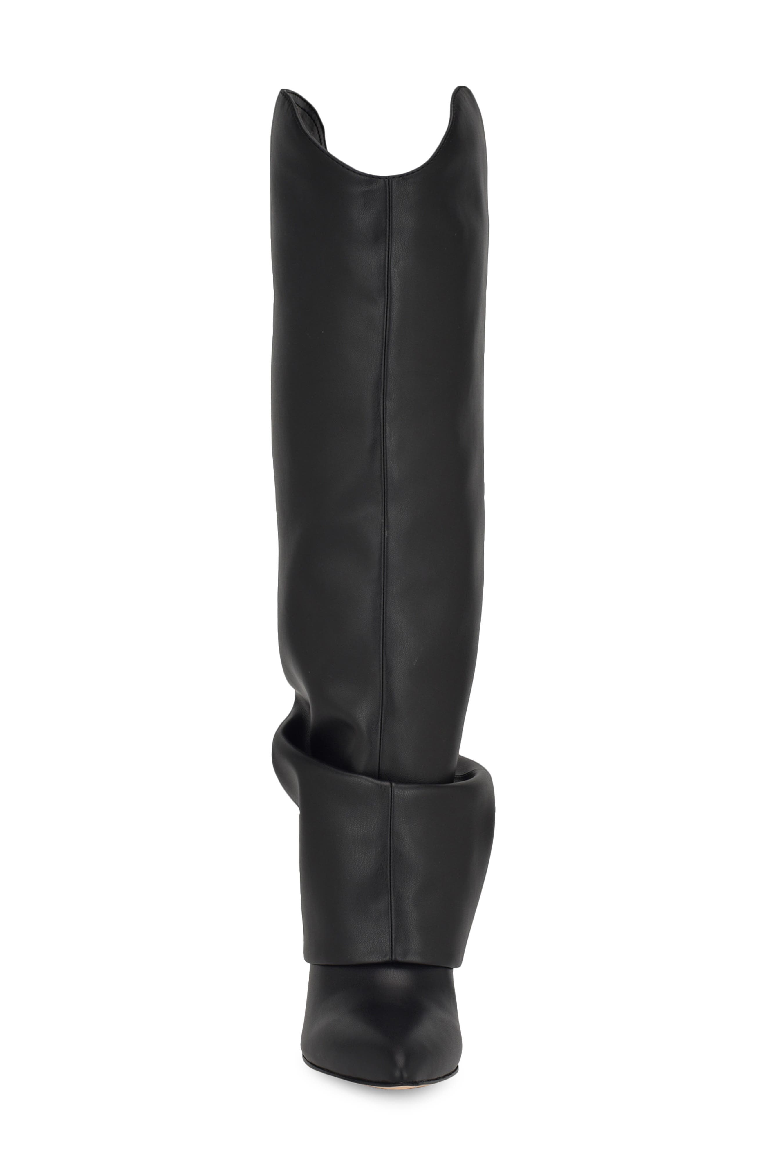 Nine West Lindey Foldover Shaft Pointed Toe Knee High Boot, Alternate, color, 
