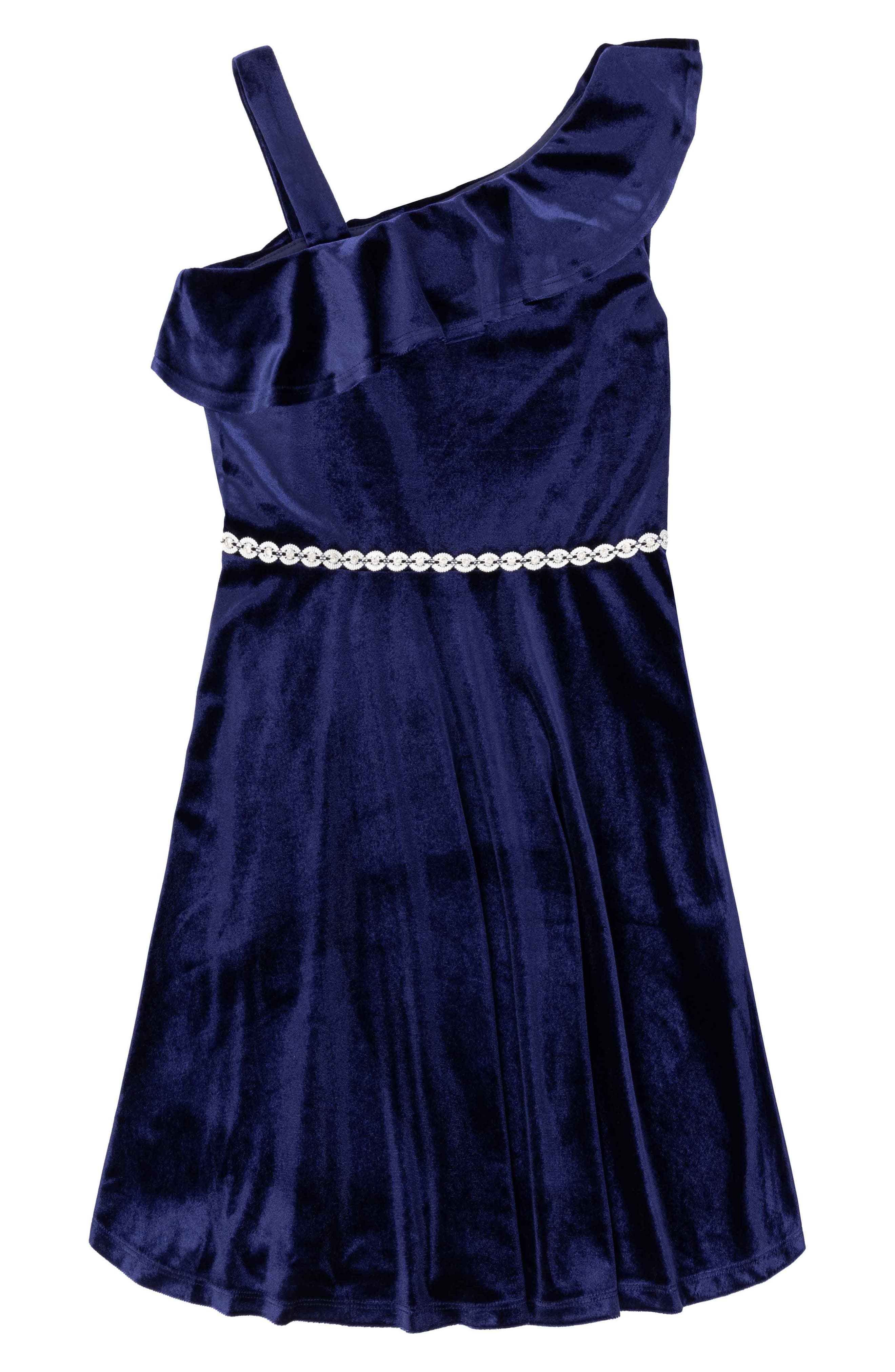 Speechless Kids' Embellished Velvet Party Dress