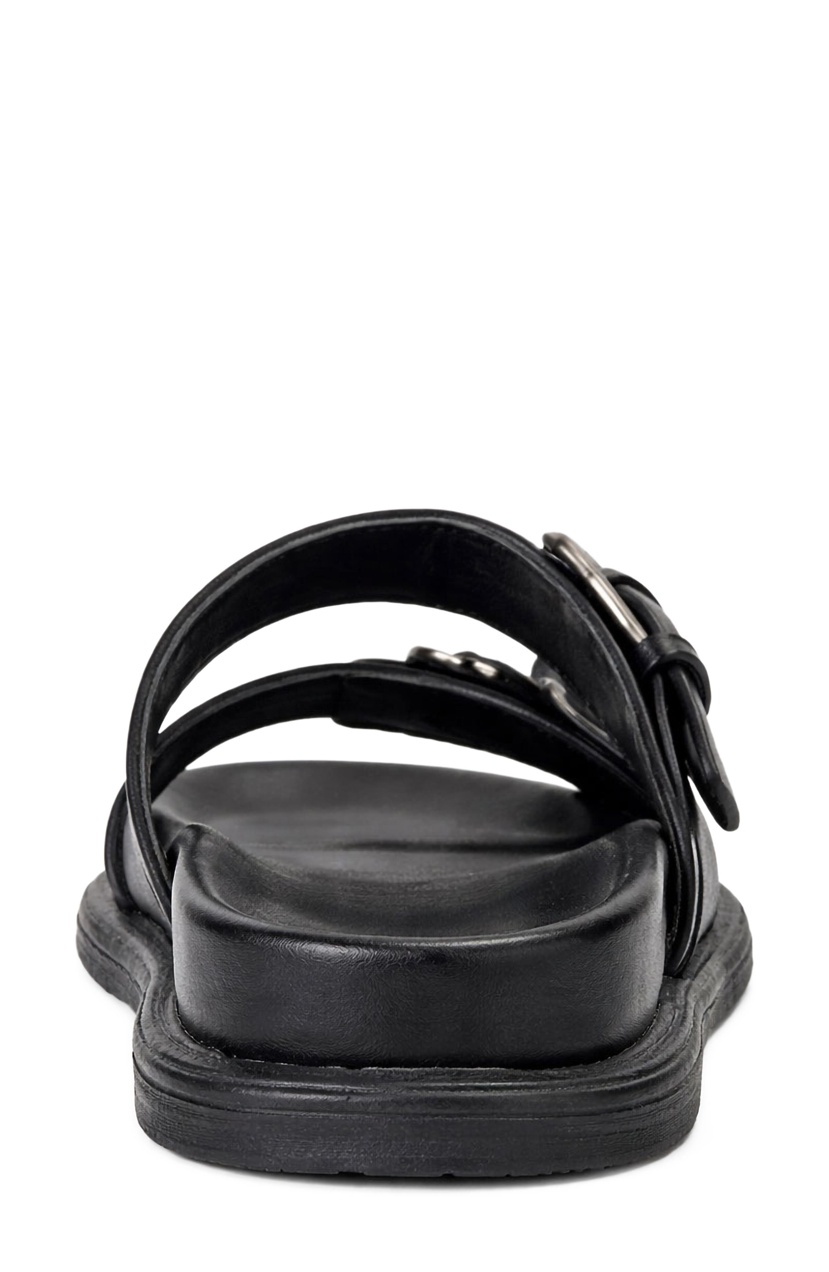 AquaDiva Double Strap Slide Sandal, Alternate, color, Black