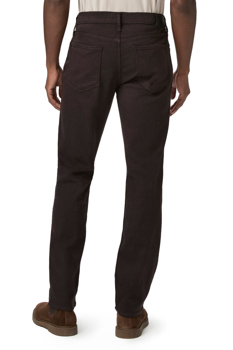 Federal High Waist Straight Leg Jeans, Alternate, color, DEEP CHOCOLATE
