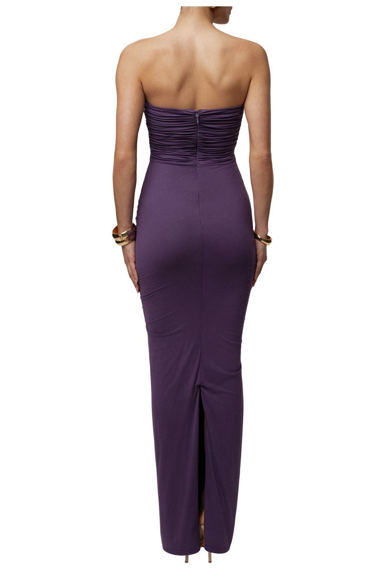 JLUXLABEL Atlantis Drape Maxi Dress, Alternate, color, Purple