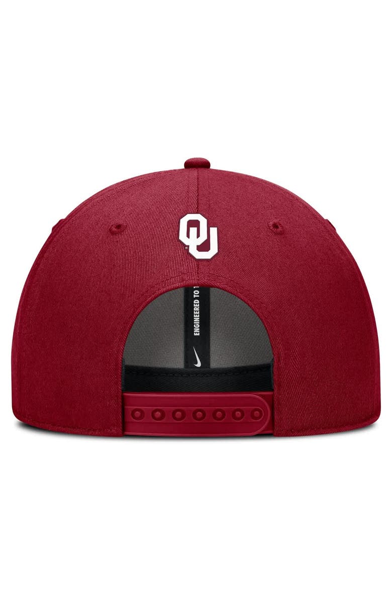 Nike Men's Nike Crimson Oklahoma Sooners Rise Practice Adjustable Hat, Alternate, color,