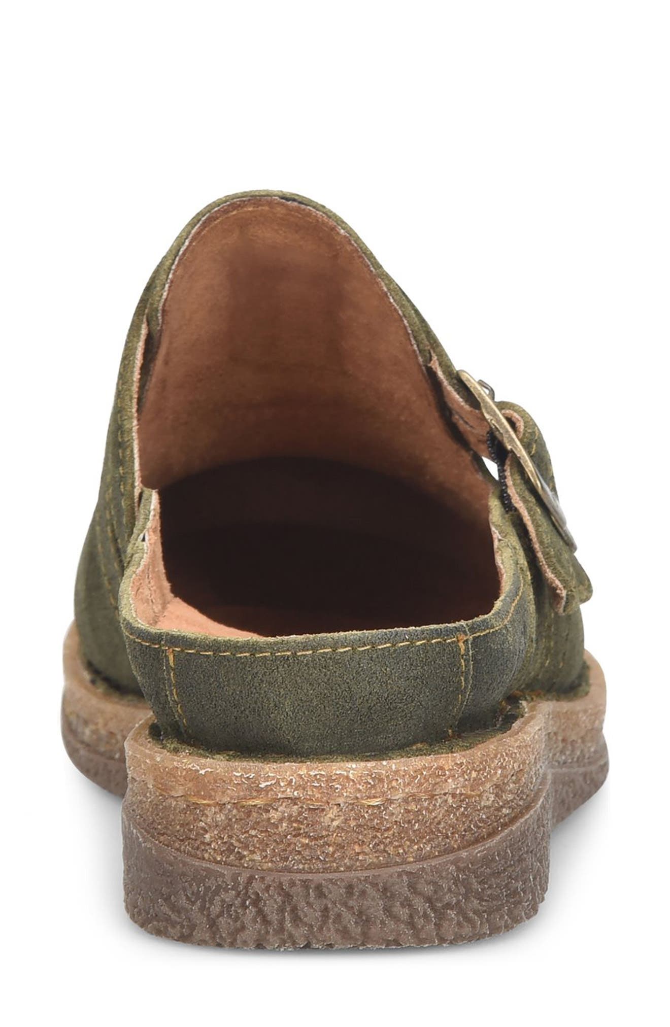 Cort Distressed Clog, Alternate, color, GREEN DISTRESSED