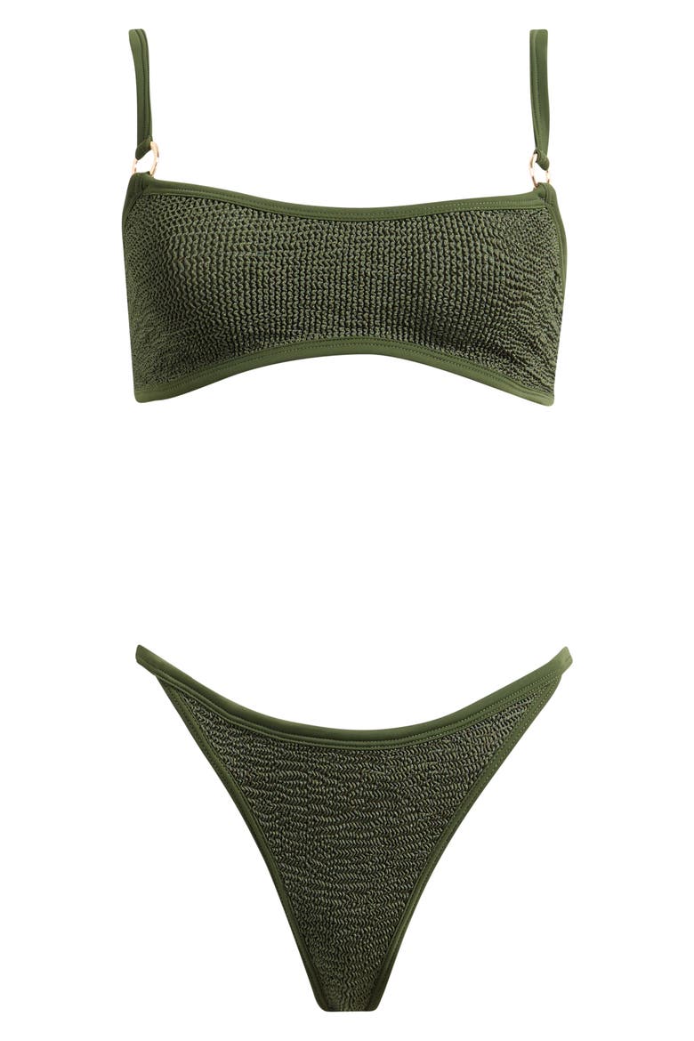 Iris Bikini Top & Bottoms Set, Main, color, METALLIC KHAKI