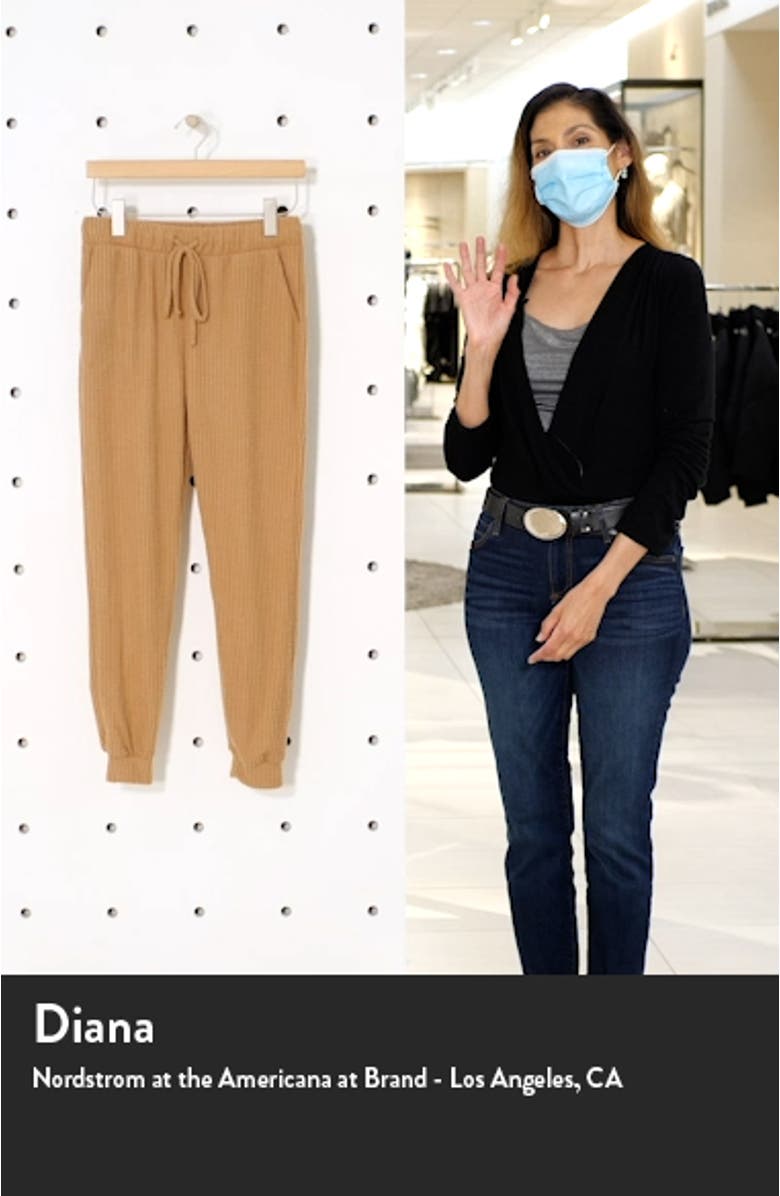 Waffle Knit Joggers, sales video thumbnail