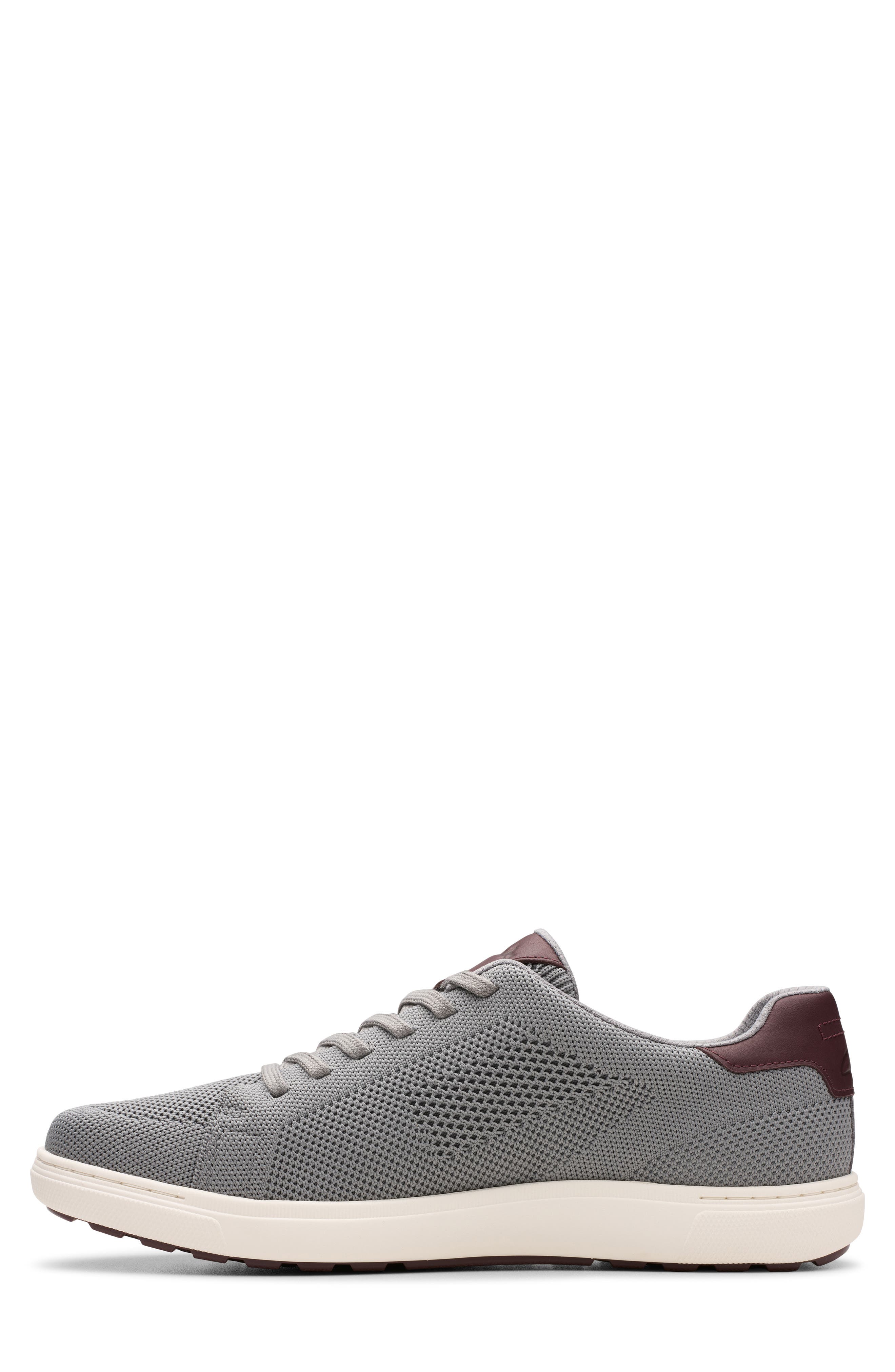 Clarks<sup>®</sup> Mapstone Knit Sneaker, Alternate, color, Grey Knit