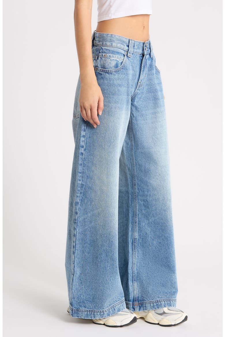 Sloane Ultra Baggy High Waist Wide Leg Jeans, Alternate, color, MEDIUM INDIGO