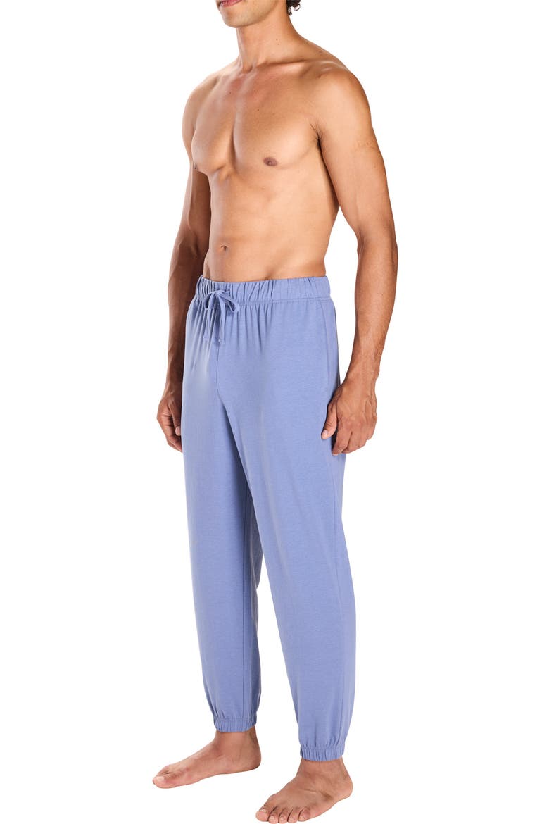 Stretch Cotton Blend Lounge Pants, Alternate, color, DENIM