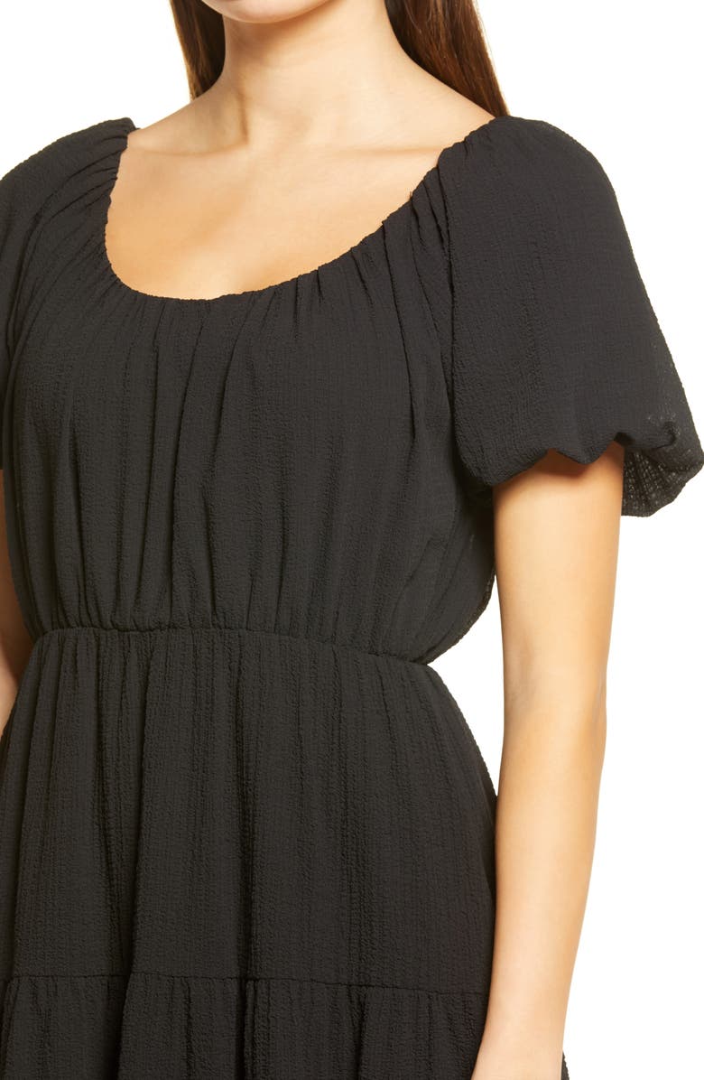 ASTR the Label Tiered Short Sleeve Dress, Alternate, color,