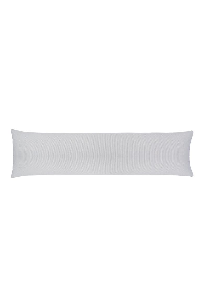 Luke Stripe Cotton Body Pillow, Main, color, LIGHT BLUE