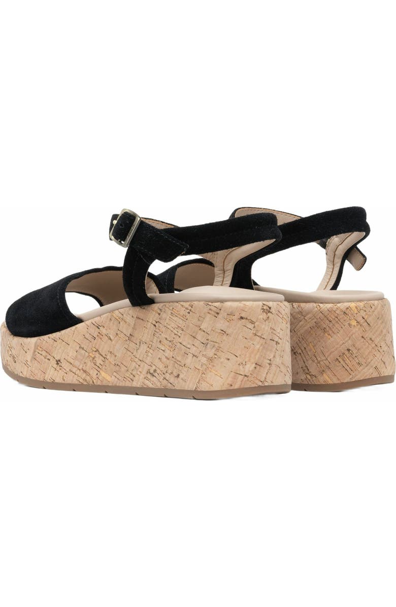 ABEO Solstice Buckle Sandal, Alternate, color, Black Suede - Regular