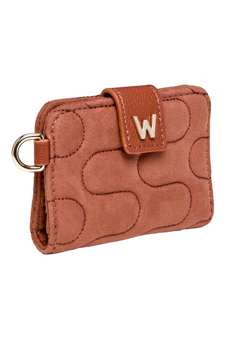 Mimi Swirl Card Case, Alternate, color, Mimi Swirl Nutshell Brown