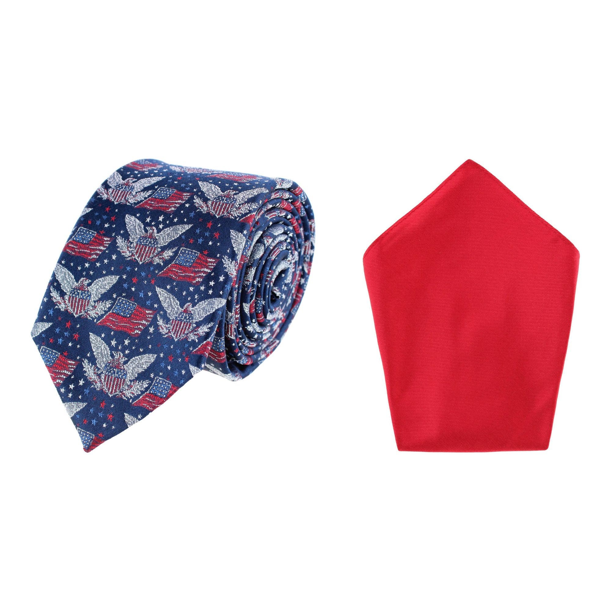 selected Navy & Red