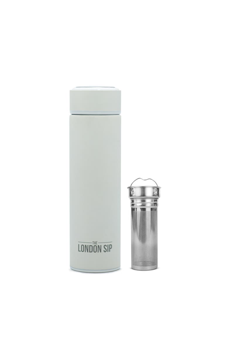 London Sip Infuser Bottle 16oz, Main, color, Pearl White