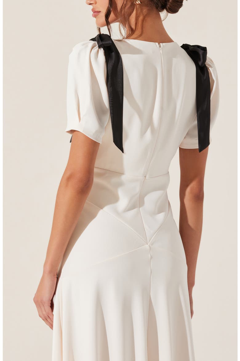 ASTR the Label Ciela Bow Sleeve Midi Dress (Women)