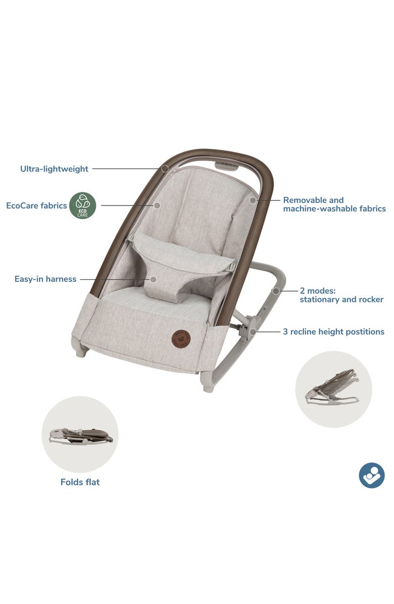 Maxi-Cosi<sup
®</sup
Kori 2-in-1 Rocker Chair, Alternate, color, Classic Truffle
