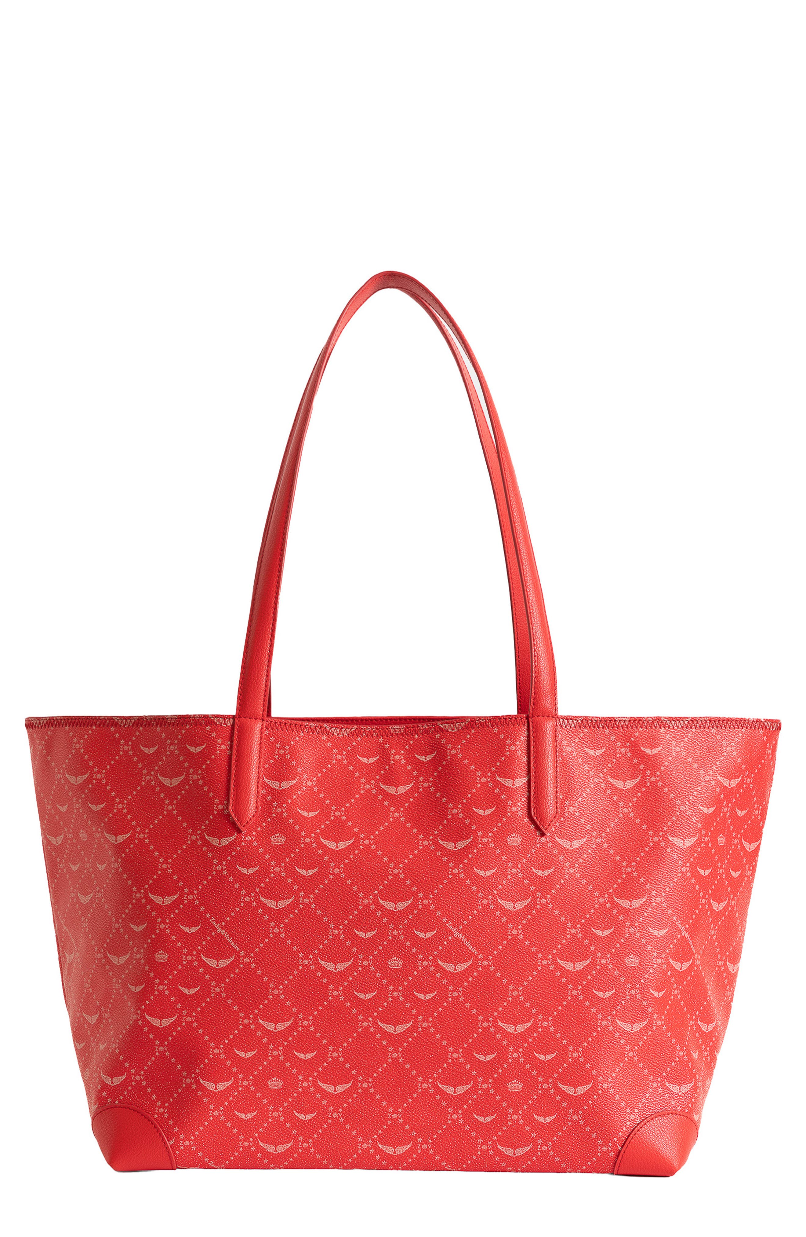 Z Shopper XL Monogram Faux Leather Tote, Main, color, LOVE