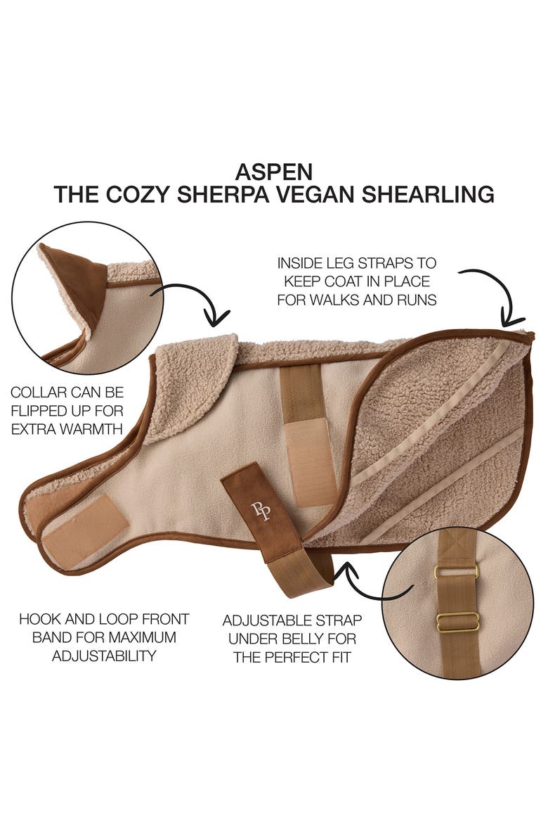 Cozy Fleece Pet Vest, Alternate, color, CAMELDNU