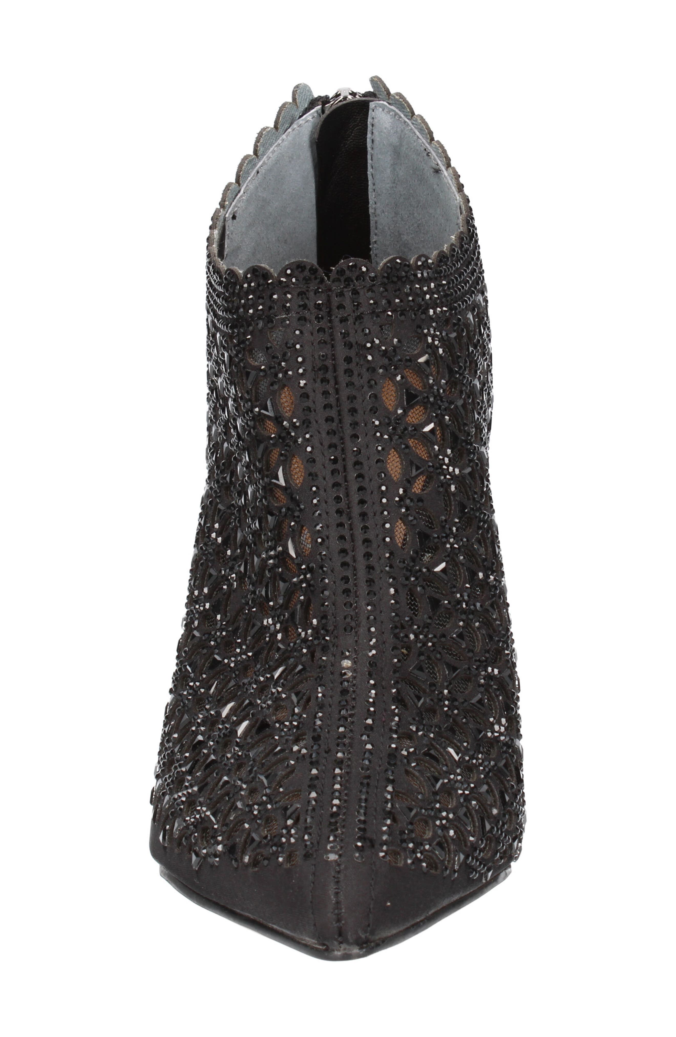 J. Reneé Nishita Pointed Toe Bootie, Alternate, color, Black