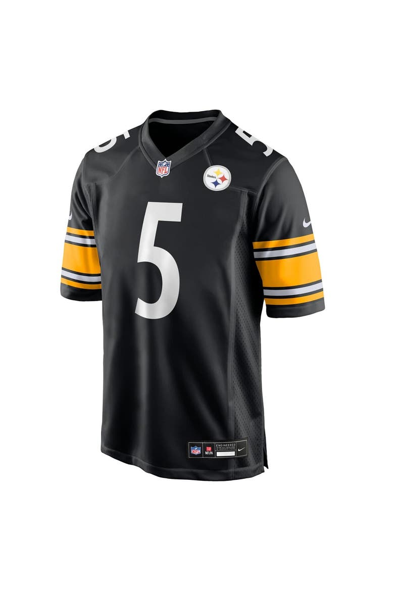 Men's Nike Jalen Ramsey  Black Pittsburgh Steelers Team Game Jersey, Alternate, color, Black