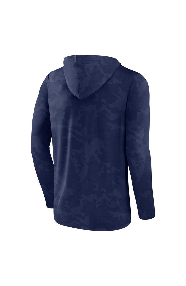 FANATICS Men's Fanatics Branded  Navy Notre Dame Fighting Irish Camo Hoodie Long Sleeve T-Shirt, Alternate, color, 