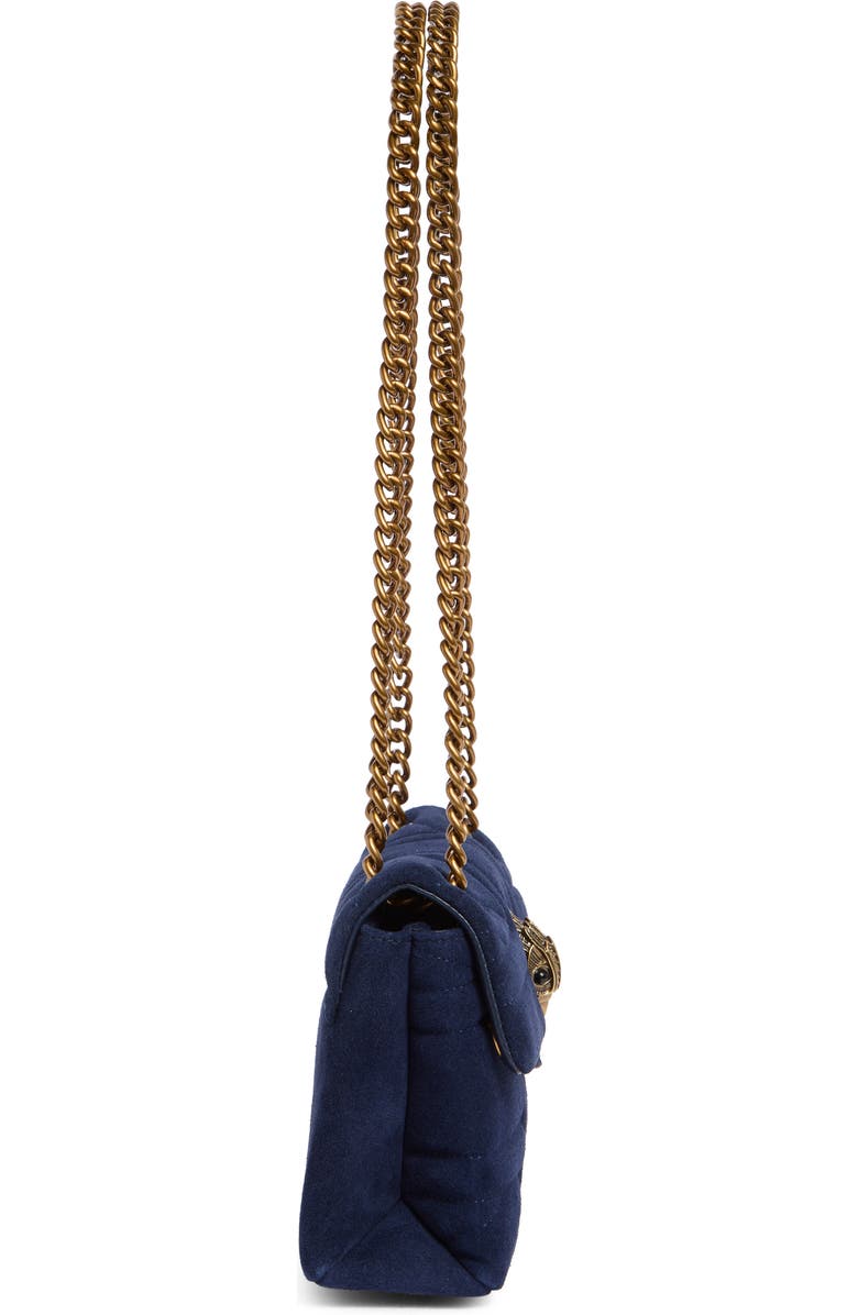 Kurt Geiger London Mini Kensington Convertible Leather Crossbody Bag, Alternate, color, Navy