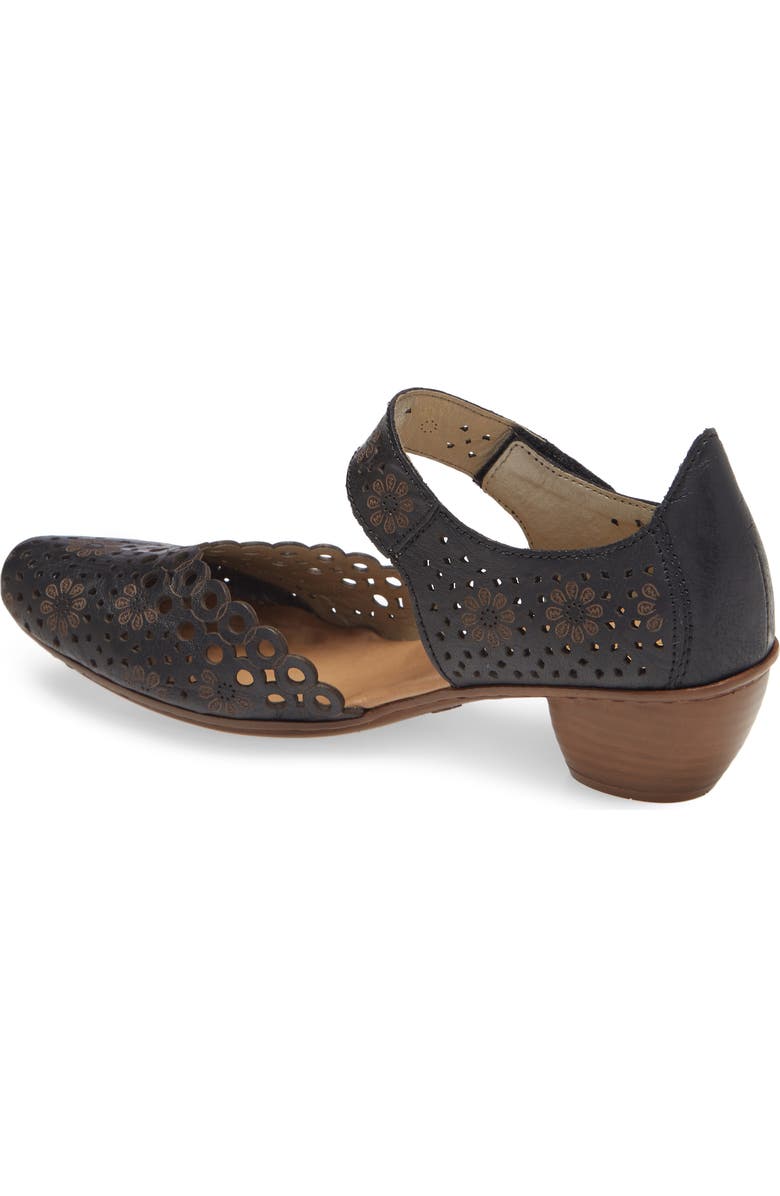 Rieker Mirjam d'Orsay Pump, Alternate, color, Black Leather