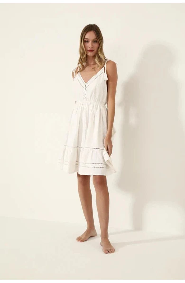 GUADALUPE DESIGN Victoria Dress, Main, color, White