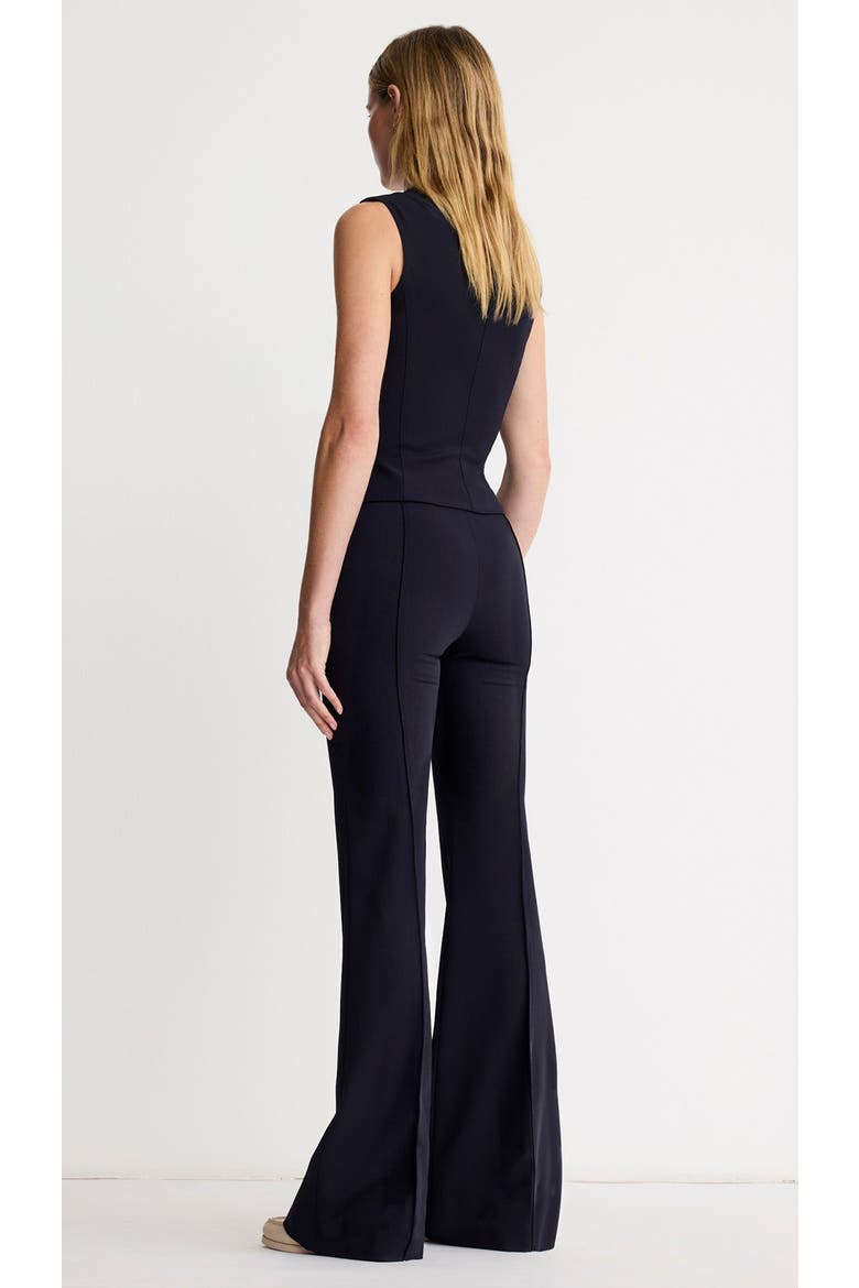 Pintuck Flare Pant, Alternate, color, Navy Blue