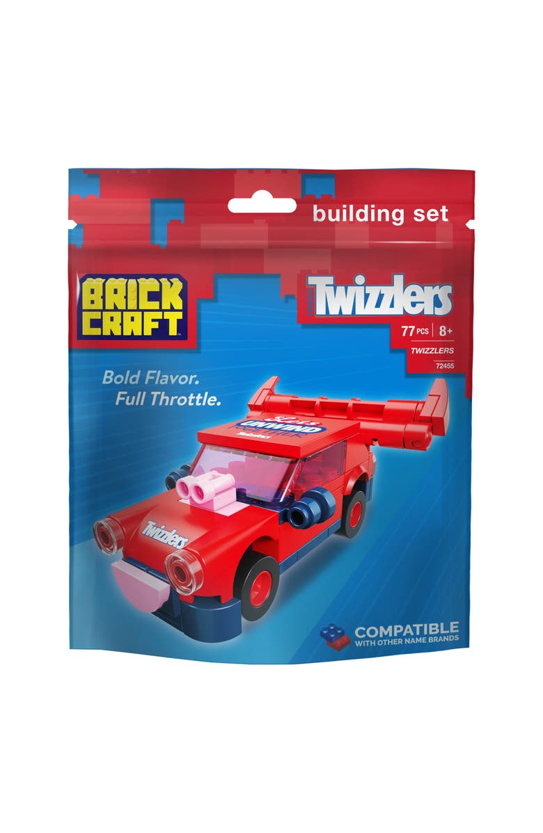 Brickcraft Hershey's TWIZZLERS Racer Building Set, Alternate, color, Red