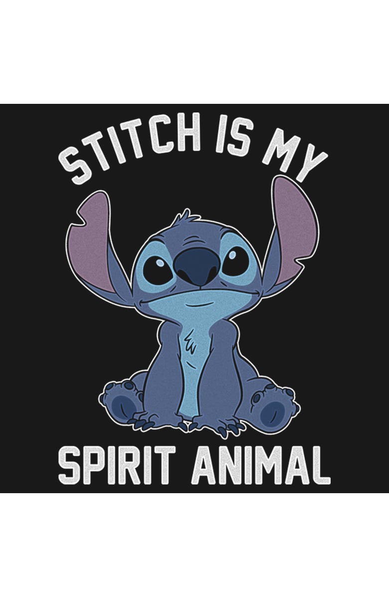 Lilo & Stitch Girl's Lilo & Stitch Experiment 626 Spirit Animal Graphic T-Shirt, Alternate, color, Black