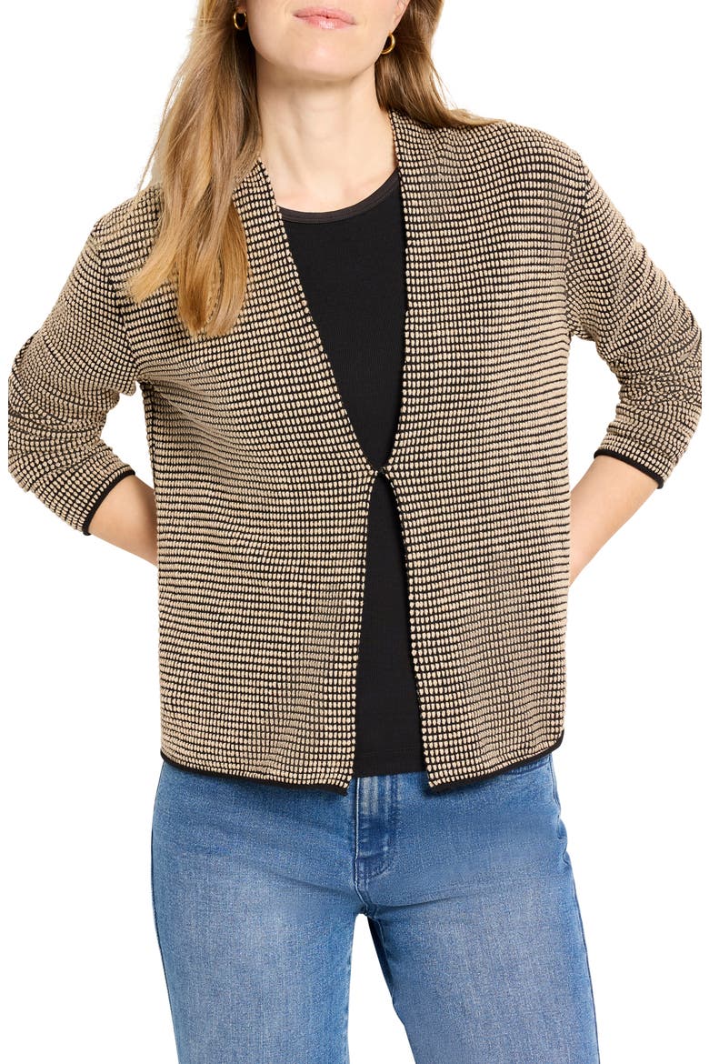 Pixel Hooked Up Cotton Blend Cardigan, Main, color, NEUTRAL MULTI