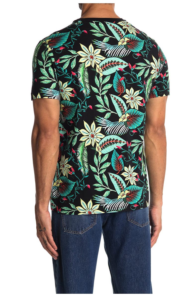 Scotch & Soda Regular Fit Floral Print Tee, Alternate, color, 