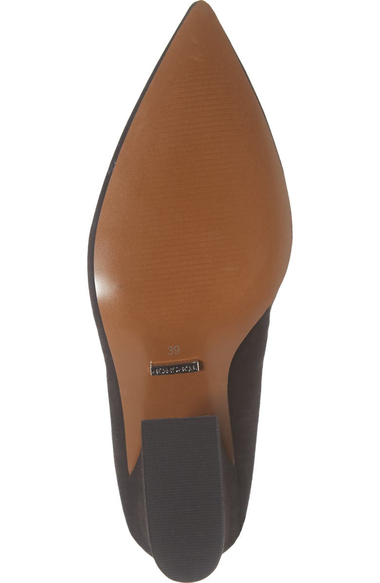 Topshop Ginny Flare Genuine Calf Hair Block Court Shoe, Alternate, color,