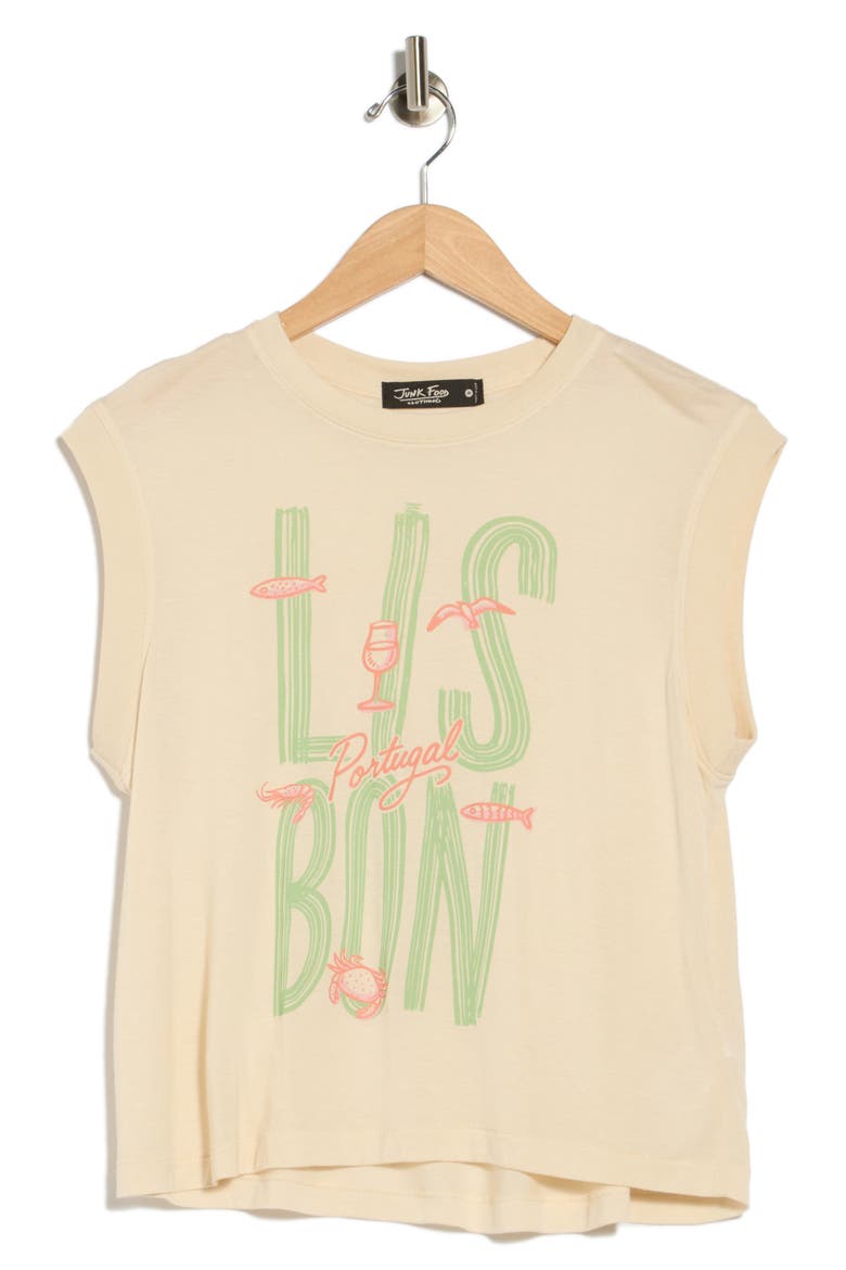 Lisbon Graphic Muscle Tee, Alternate, color, BIRCH