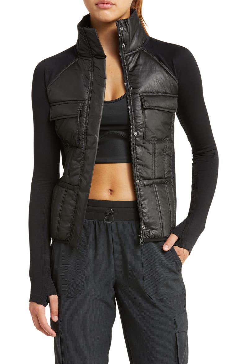 Hybrid Jacket, Main, color, BLACK