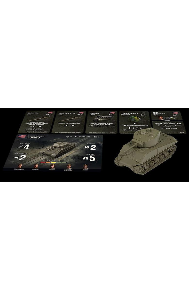 World Of Tanks American M4A3E2 Sherman Jumbo Expansion, Alternate, color, Multicolored