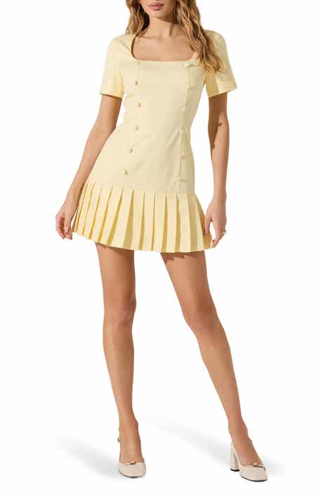 Pleated Minidress