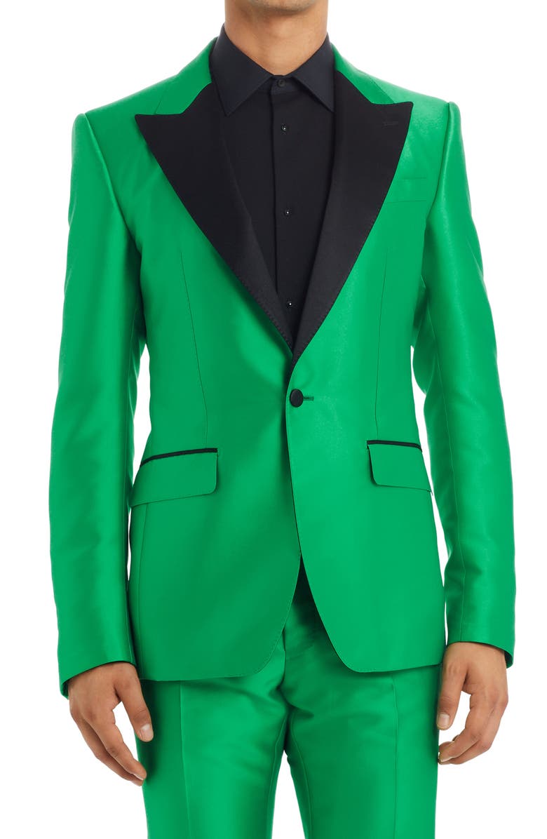 Dolce&Gabbana Mikado Notch Lapel Tuxedo, Alternate, color, 