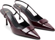 MANGO Pointed Toe Ankle Strap Pump