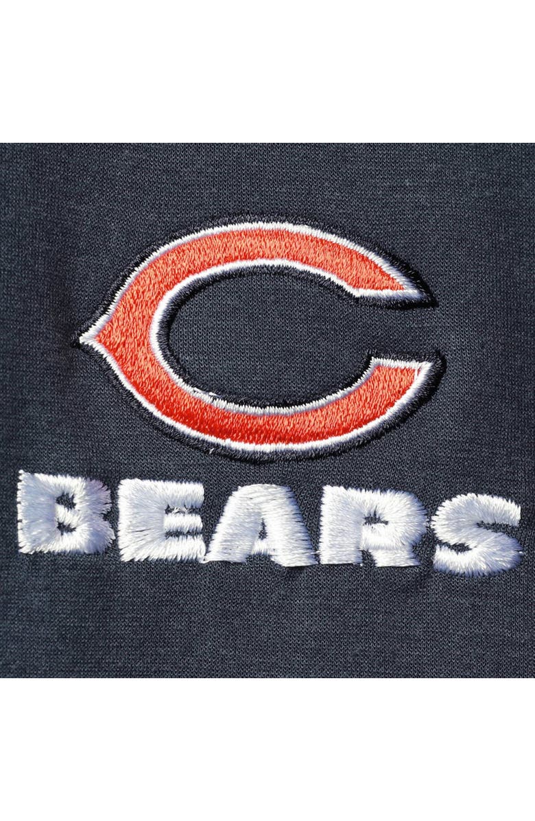 DUNBROOKE Men's Dunbrooke Navy Chicago Bears Shag Tri-Blend Full-Zip Raglan Hoodie, Alternate, color, Navy