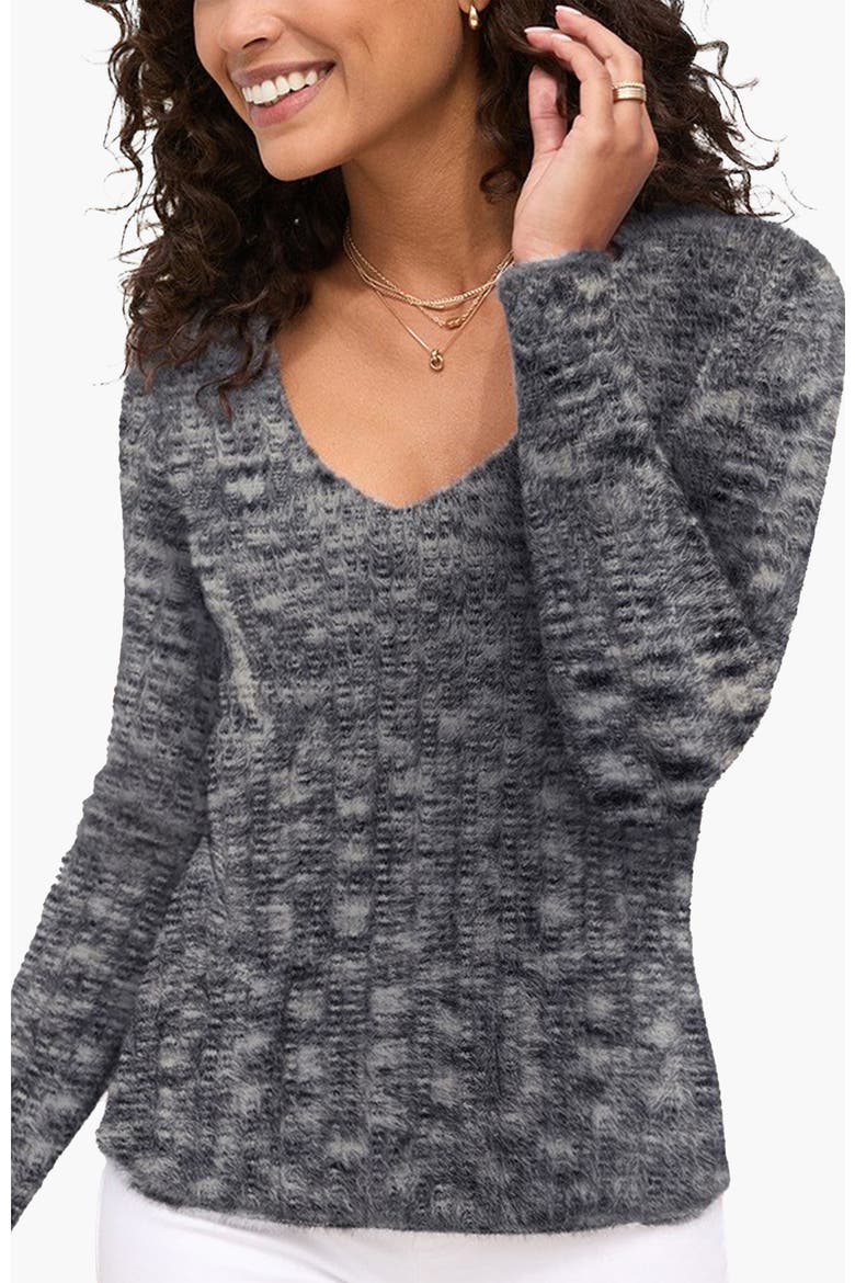 Soft Knit Sweater, Main, color, Grey