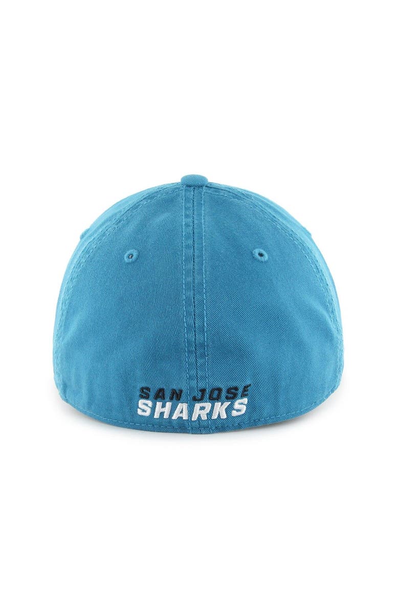 '47 Men's '47 Teal San Jose Sharks Classic Franchise Fitted Hat, Alternate, color,