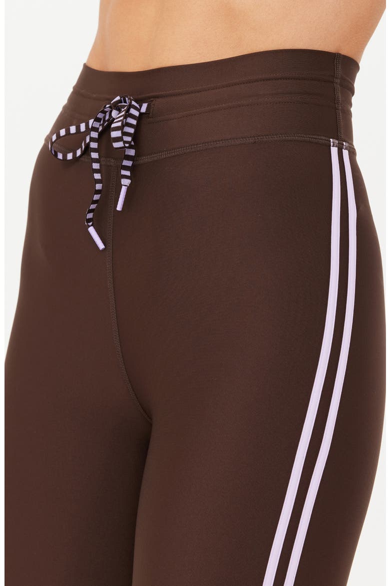 Oxford Midi Leggings, Alternate, color, BROWN