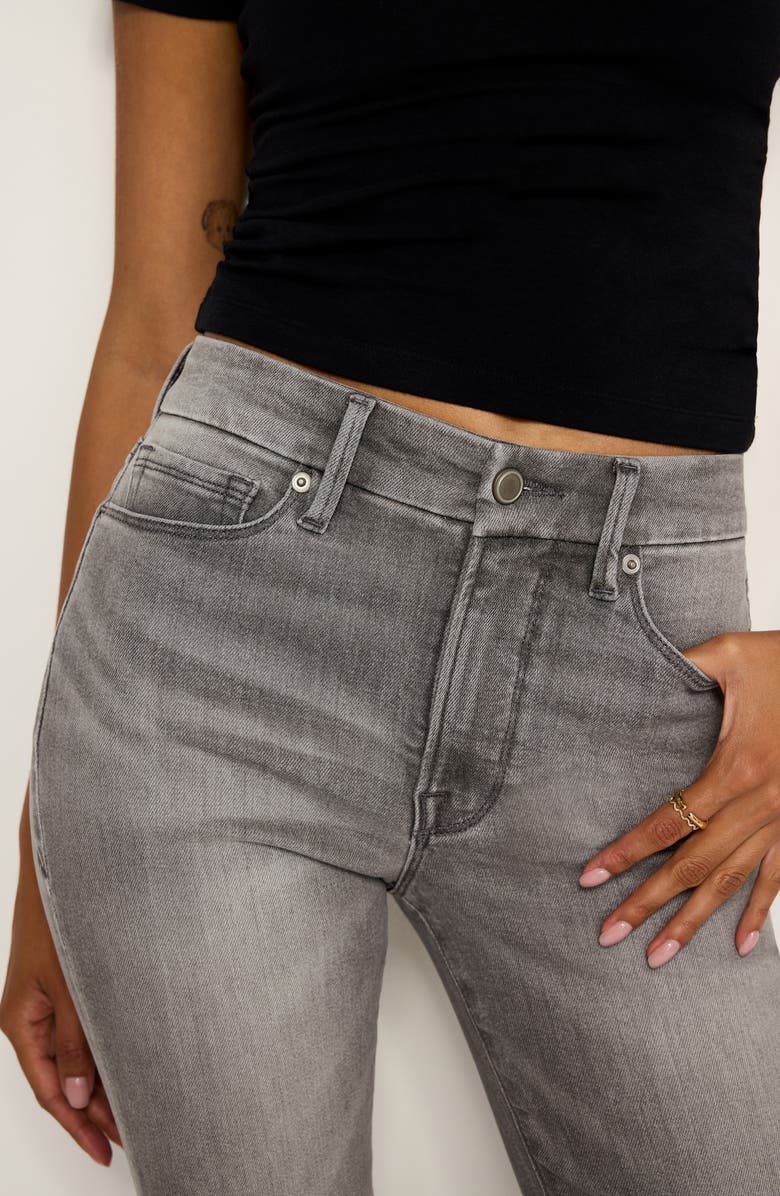 Good American Good Classic Bootcut Jeans, Alternate, color, Black336