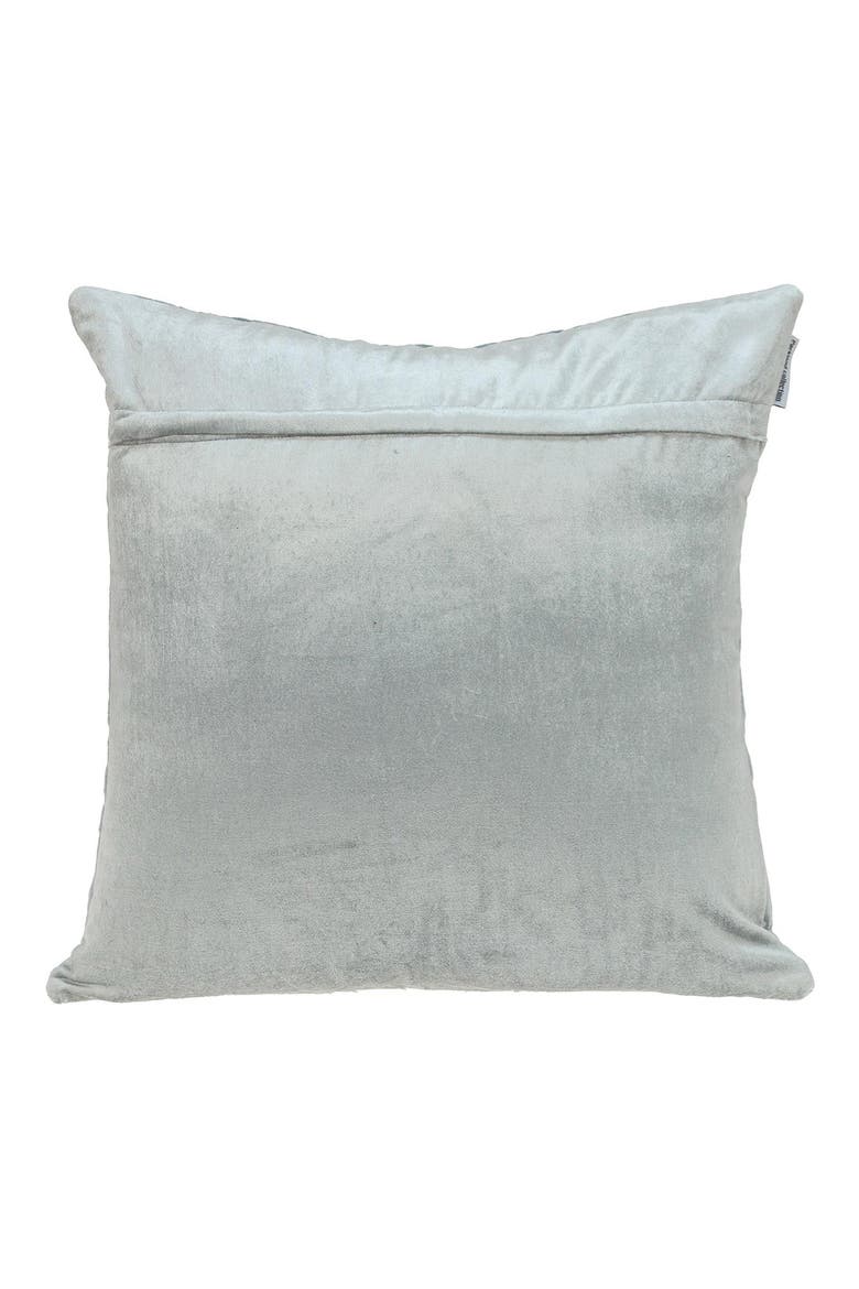 Reta Diamond Quilted Throw Pillow, Alternate, color, GRAY